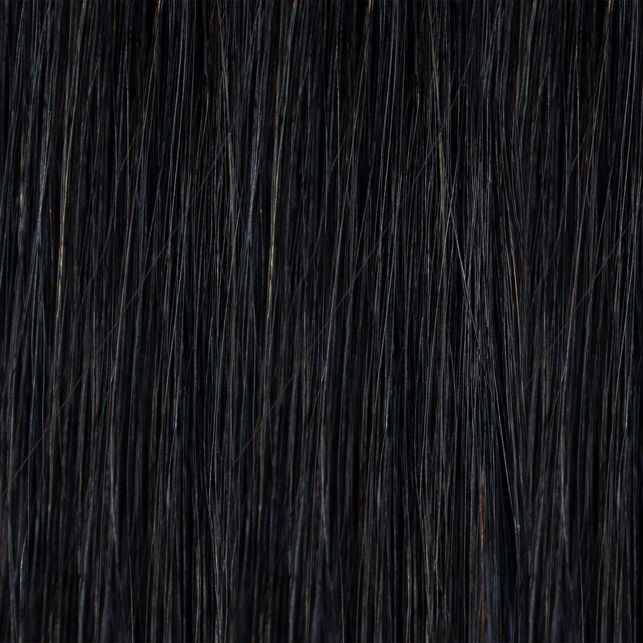 Soft Black Butterfly Weft Extensions
