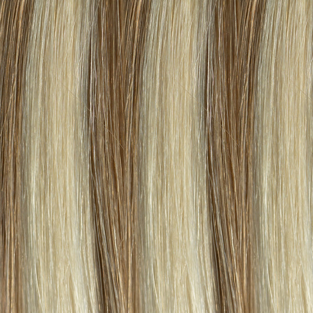Caramel Balayage Invisible Tape-In Weft Extensions