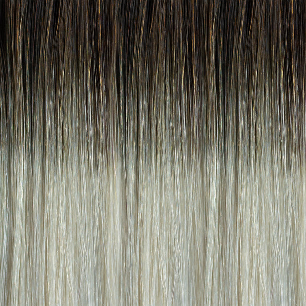 Rooted Platinum Butterfly Weft Extensions
